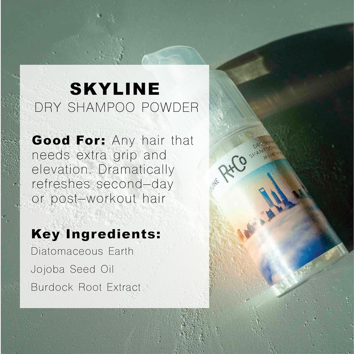Lavender R+Co SKYLINE Dry Shampoo Powder, 1.0 Oz