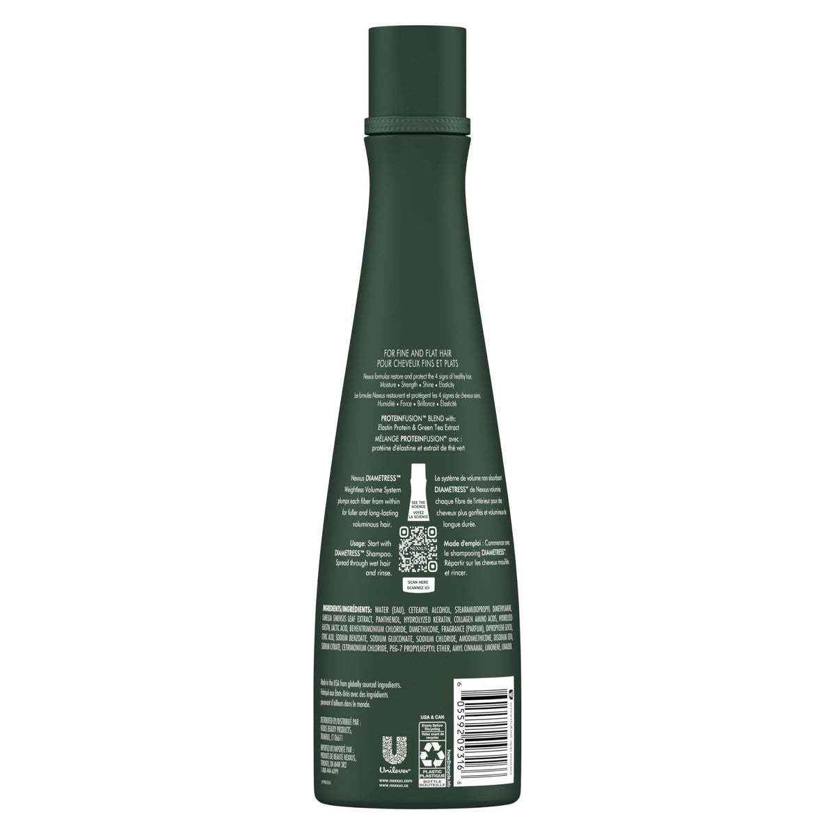 White Smoke Nexxus Diametress Conditioner for Fine and Flat Hair 13.5 oz