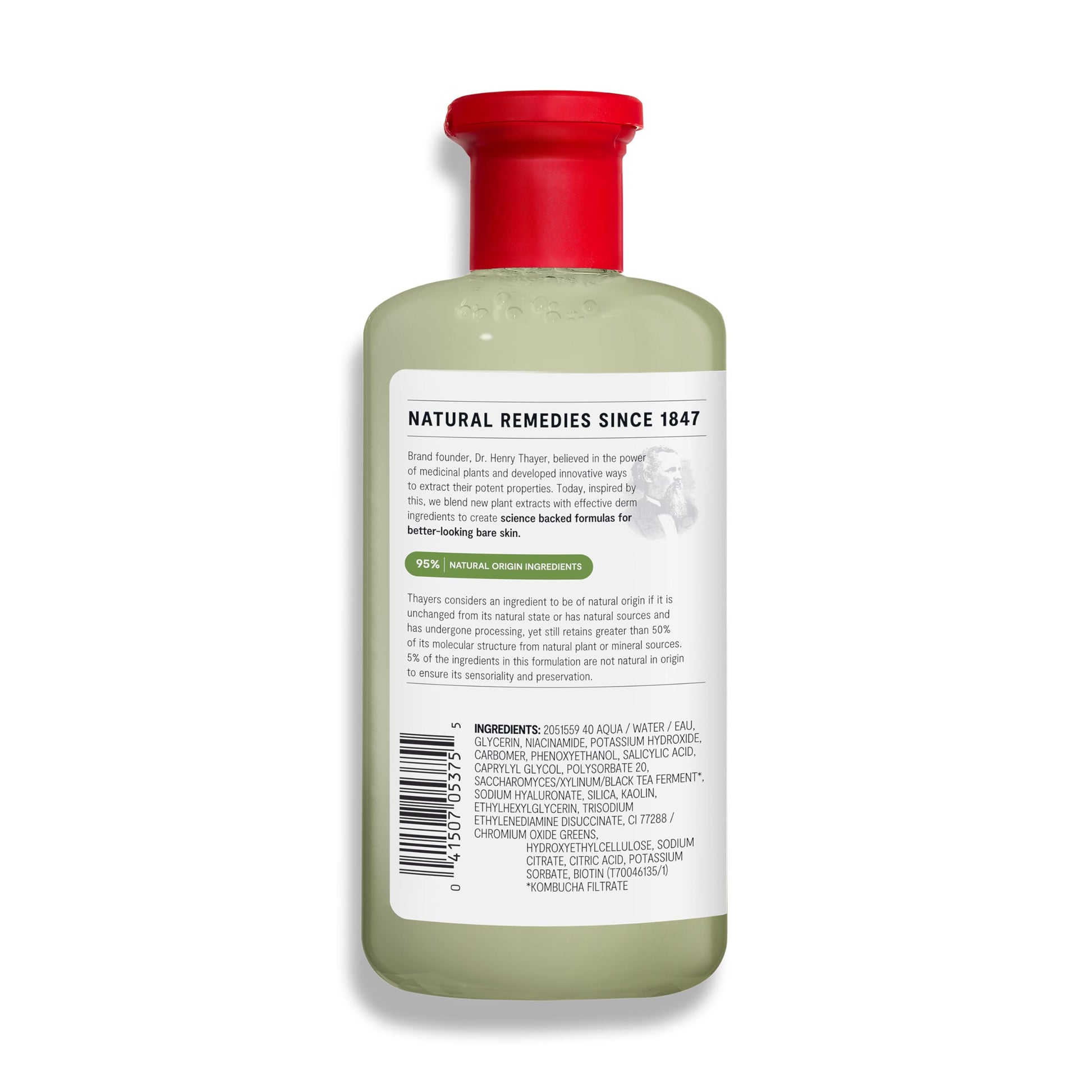 Light Gray Thayers Oil Balancing and Cooling Jelly Toner, Pore Reducing Facial Toner That Mattifies and Hydrates, Skin Care for Combination to Oily Skin, 12 Fl Oz
