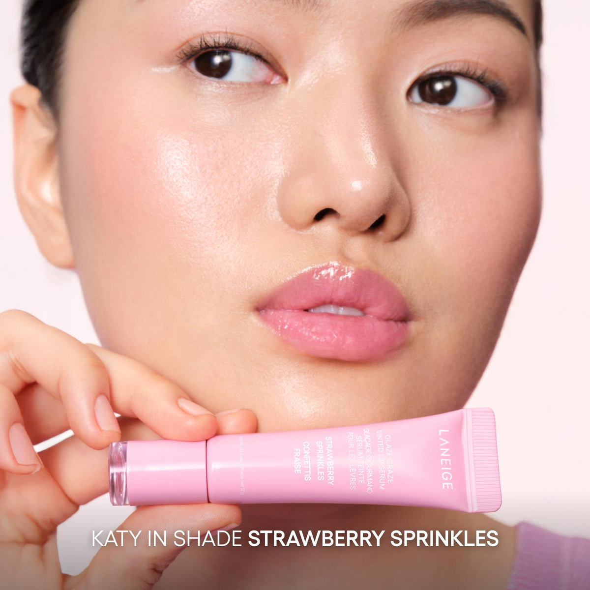 Peach Puff LANEIGE Blurred Skin & Glowy Lips Set