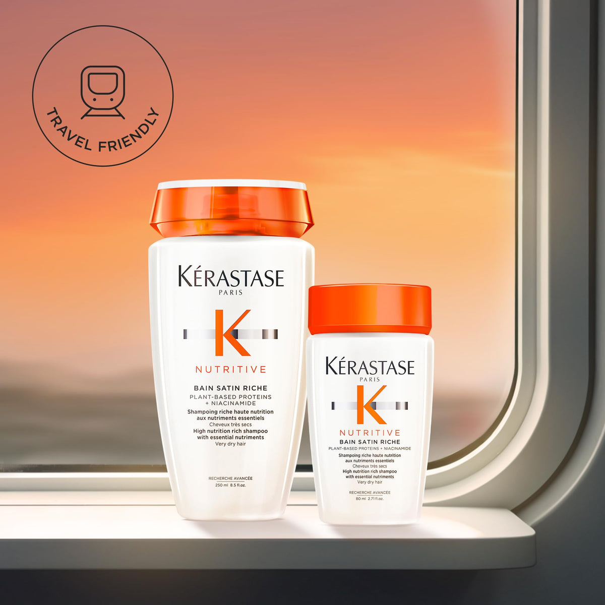 Rosy Brown KERASTASE Nutritive Bain Satin Riche Shampoo – For Dry Hair