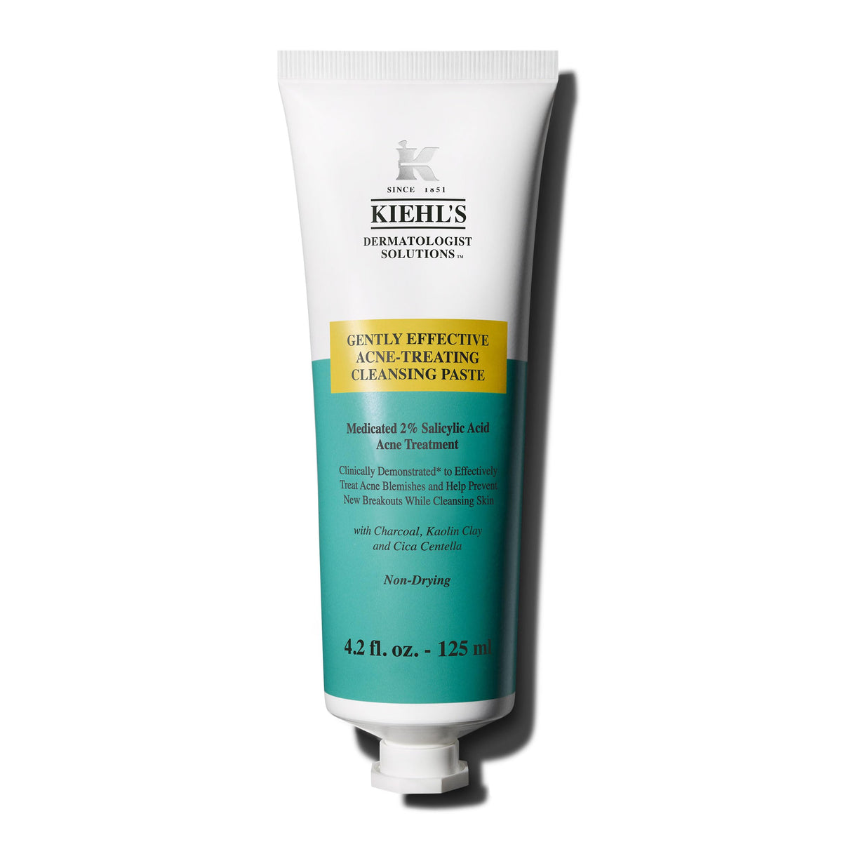 White Smoke Kiehl's - Acne-Treating Cleansing Paste - Clears Breakouts - 4.2 fl oz