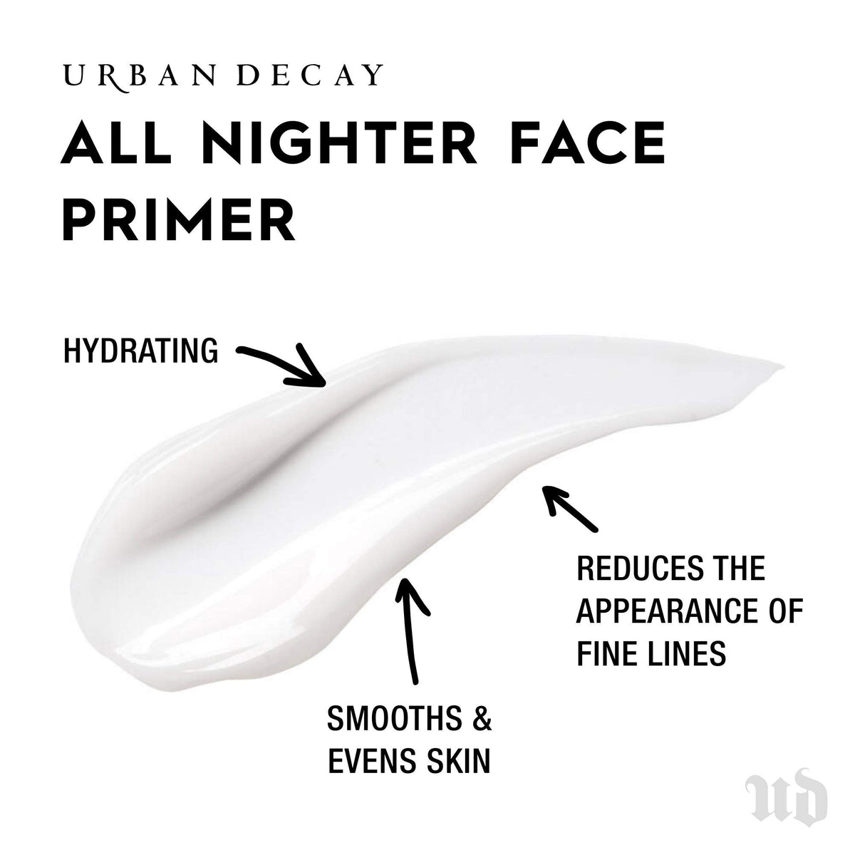 White Smoke Urban Decay All Nighter Face Makeup Primer - Travel Size (0.28 fl oz)