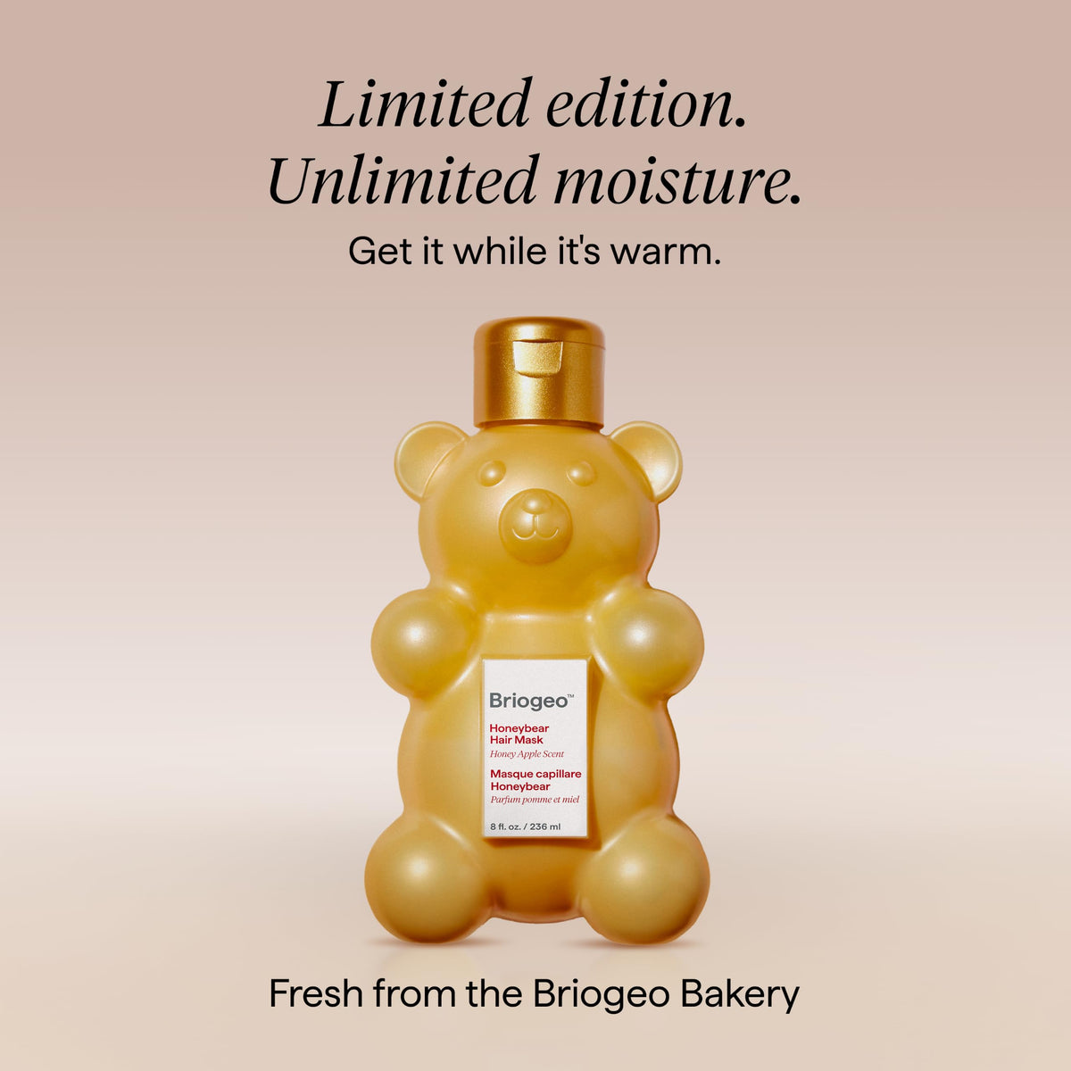 Light Gray Briogeo Honeybear Hair Mask