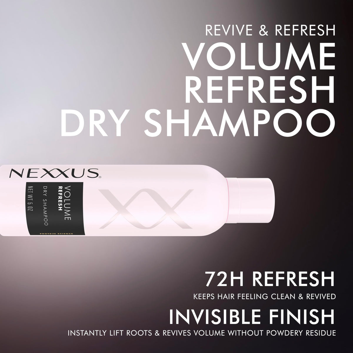Black Nexxus Volume Refresh Dry Shampoo 5 oz