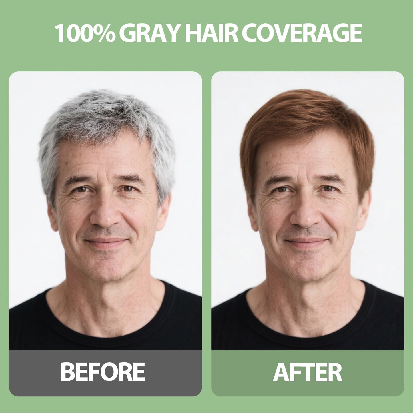 White Smoke FARNDU Light Brown Hair Dye Shampoo 3 in 1 with Argan Oil – 10-15 Min Gray Coverage, Natural Instant Hair Color Shampoo for Women and Men, Ammonia & Paraben Free, Long-Lasting Up to 6 Months