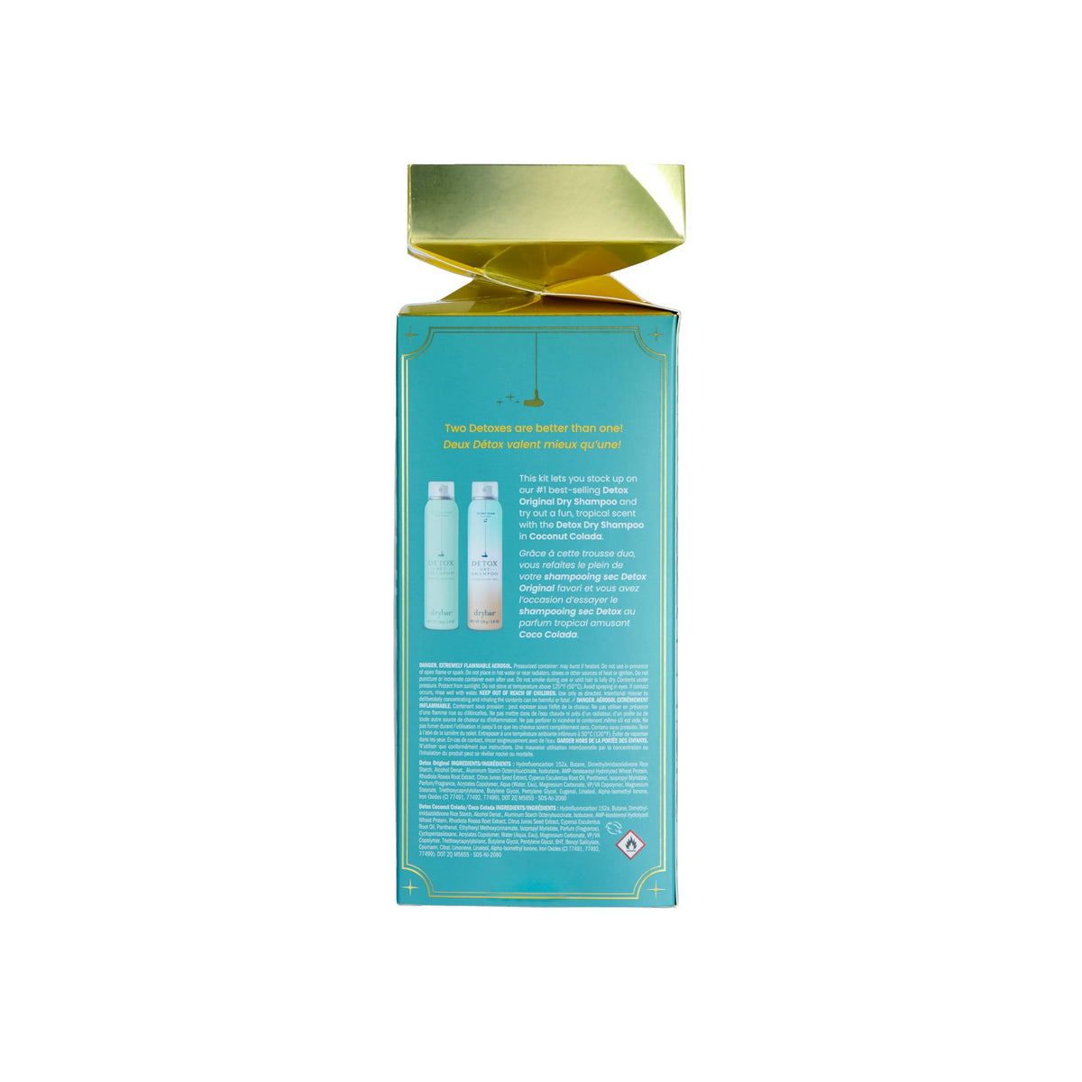 Medium Aquamarine Drybar The Clean Sweep Detox Duo Kit, Two 3.8 oz cans