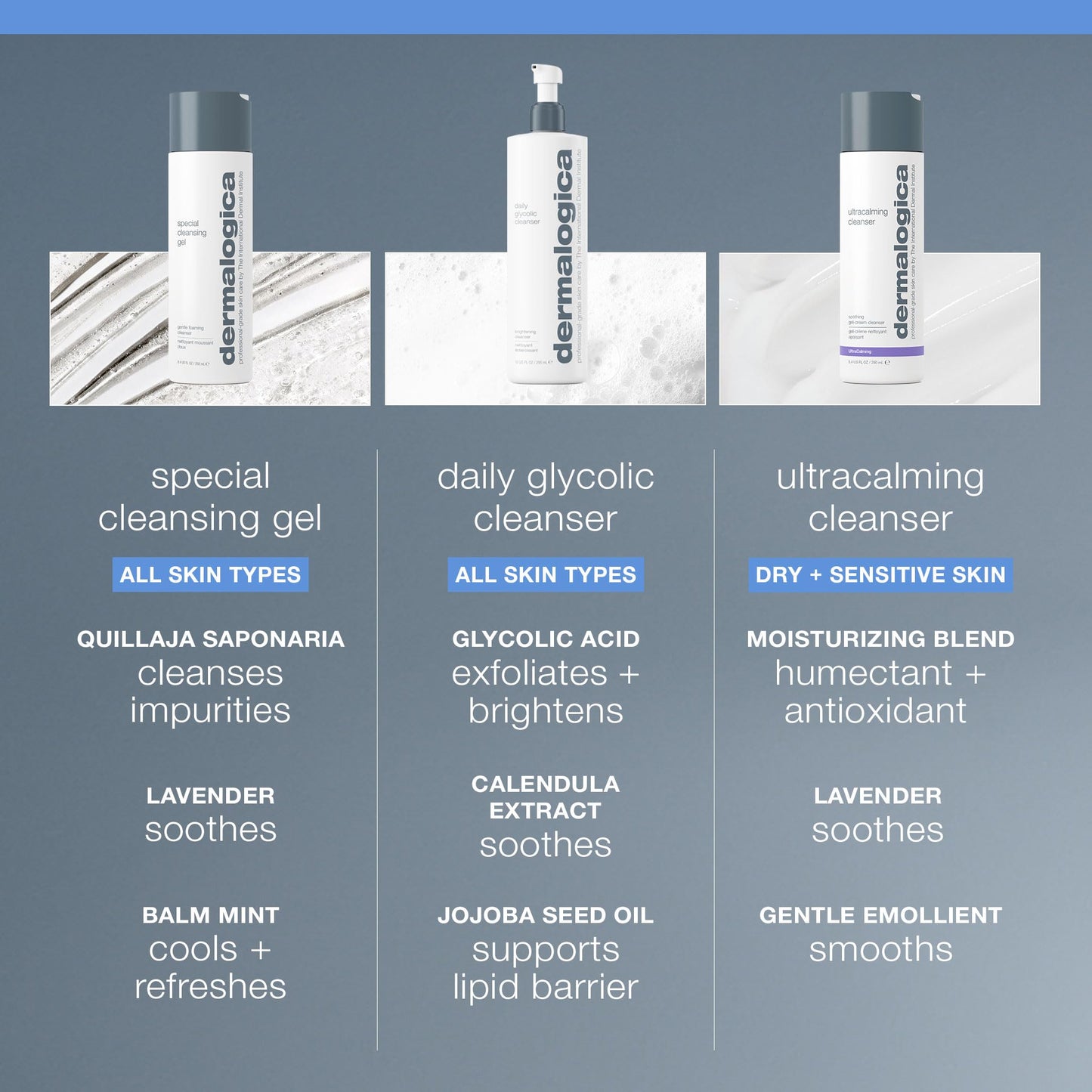 Slate Gray Dermalogica Special Cleansing Gel Gentle-Foaming Face Wash Gel for Women and Men - Leaves Skin Feeling Smooth And Clean, 8.4 Fl Oz
