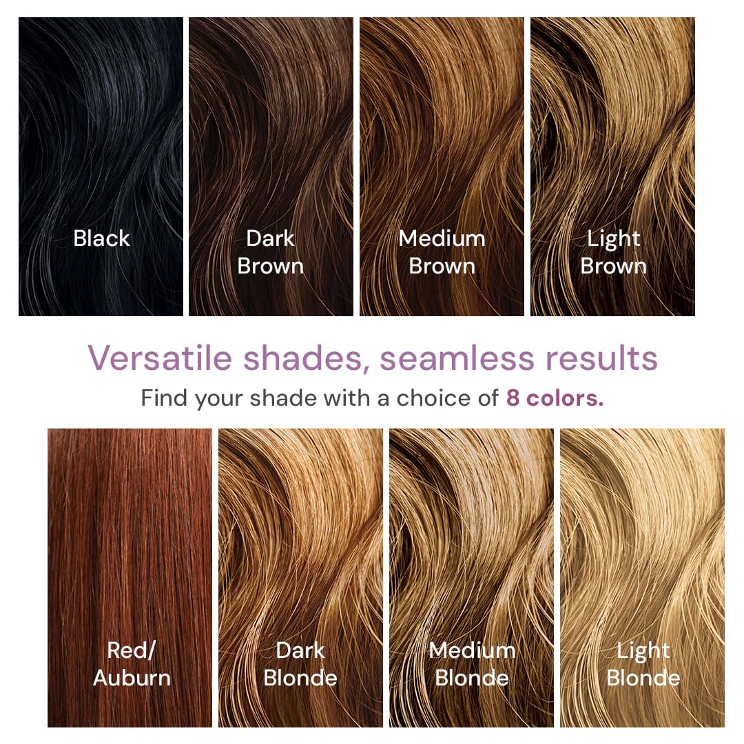White Smoke Style Edit Root Touch Up Spray | Temporary Hair Color for Gray Roots and Thinning Hair | Salon-Quality, Transfer-Resistant Hair Concealer | Medium Brown, 2 oz