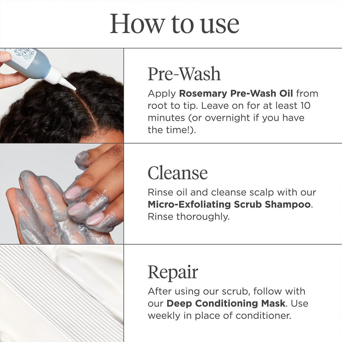 White Smoke Briogeo Healthy Hair Delights Holiday Kit | Clean Hair Repair Gift Set