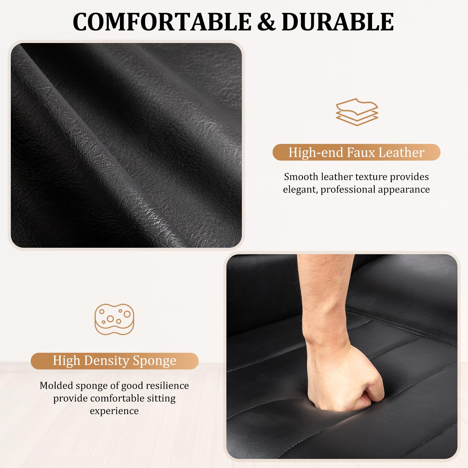 White Smoke Shampoo Bowl and Chair Set for Salon, Hair Washing Station for Hair Stylist, ABS Shampoo Sink with Footrest & Bottom Storage for Spa Beauty Barbershop