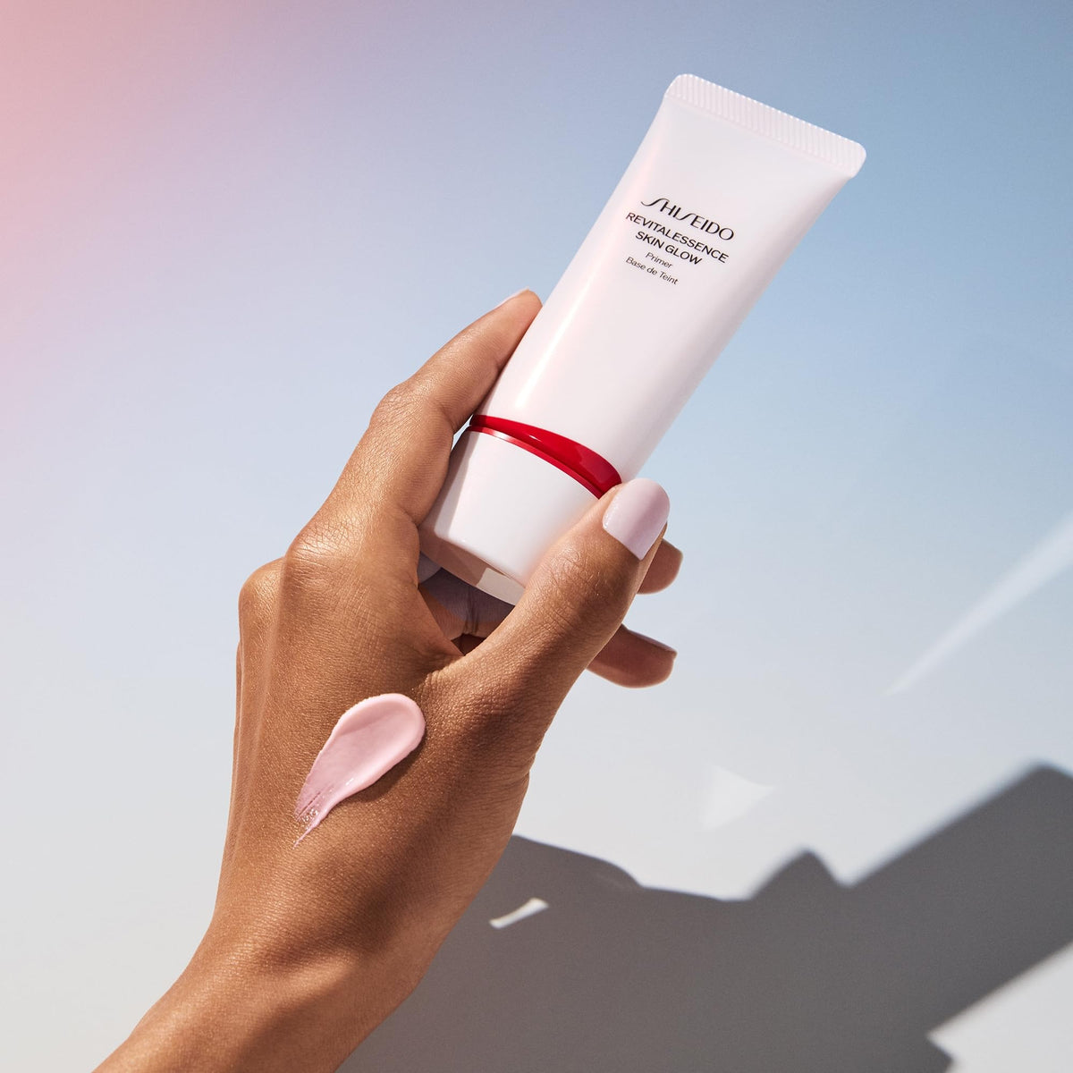Light Gray Shiseido RevitalEssence Skin Glow Primer SPF 25 - Instant Glow, 24-Hour Hydration Primer - 30 mL - Broad Spectrum SPF 25 - Non-Comedogenic - All Skin Types
