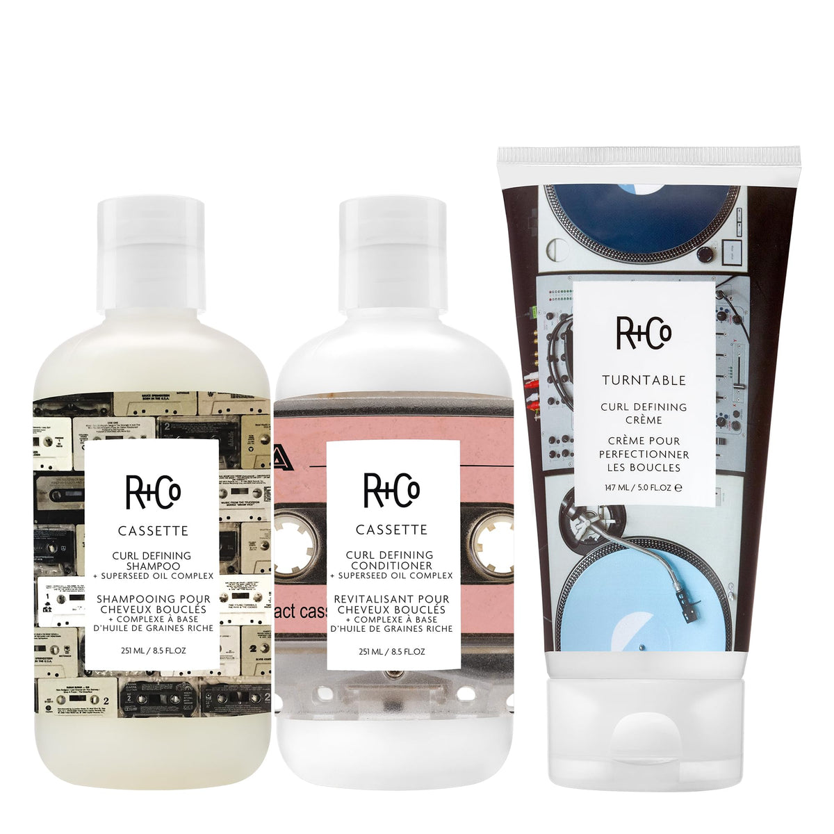 White Smoke R+Co CASSETTE Curl Defining Masque 2 Pack