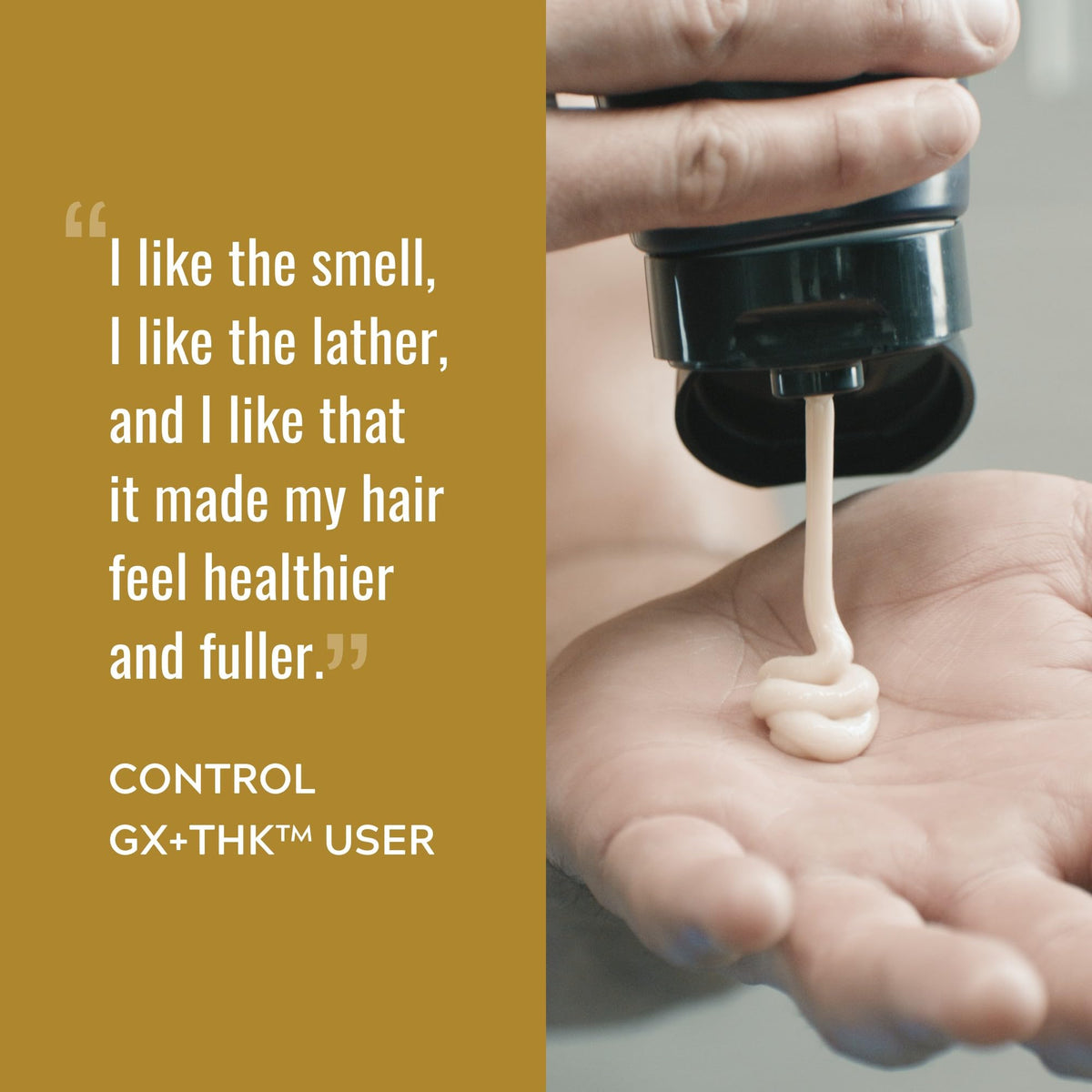 Dark Goldenrod Just for Men Control GX + THK Thickening Shampoo, Grey Reducing, 4 Fl Oz