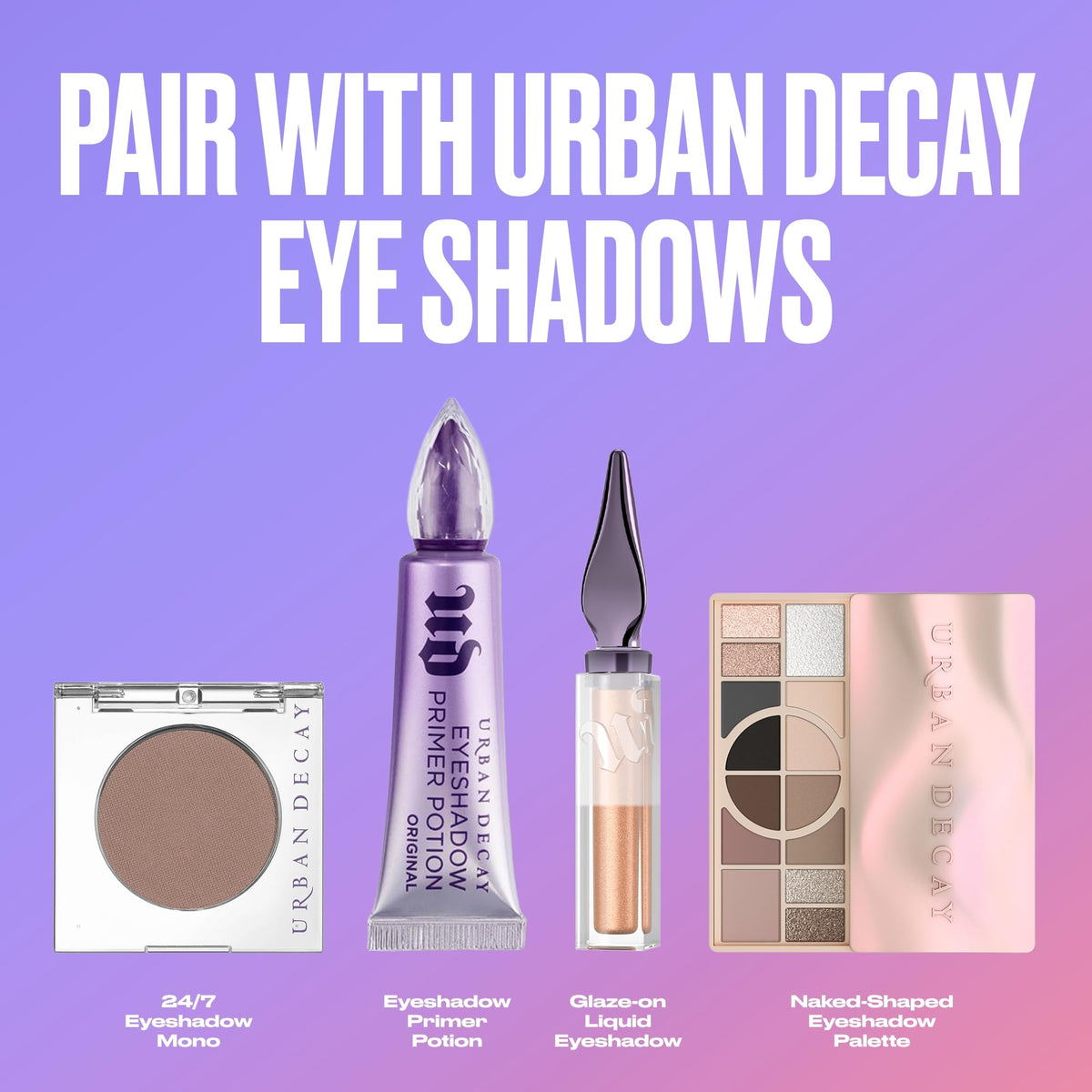 Orchid Urban Decay Anti-Aging Eyeshadow Primer Potion - Transparent (0.16 oz Mini)