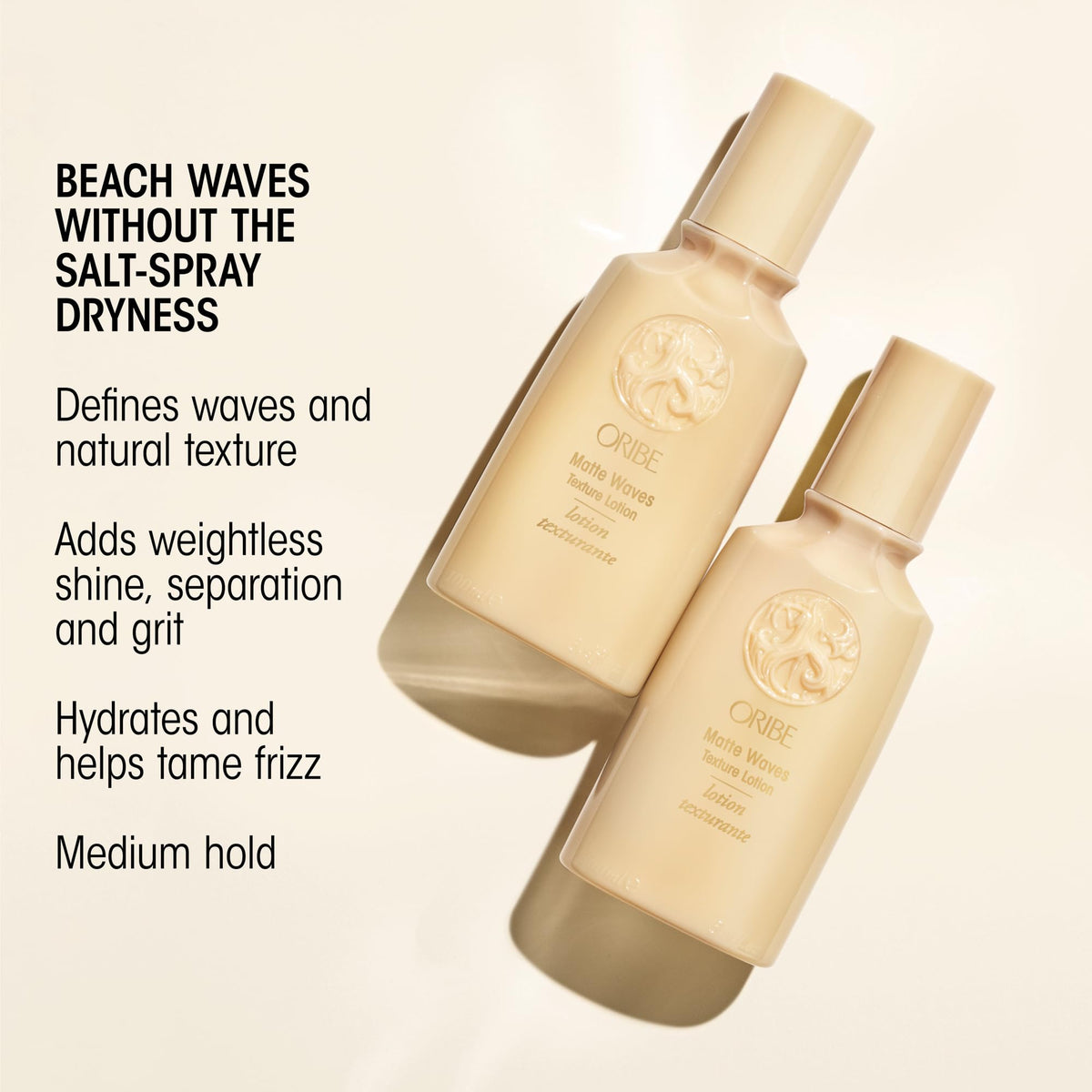 Seashell Oribe Matte Waves Texture Lotion - Adds Grip & Matte Texture - 3.4oz
