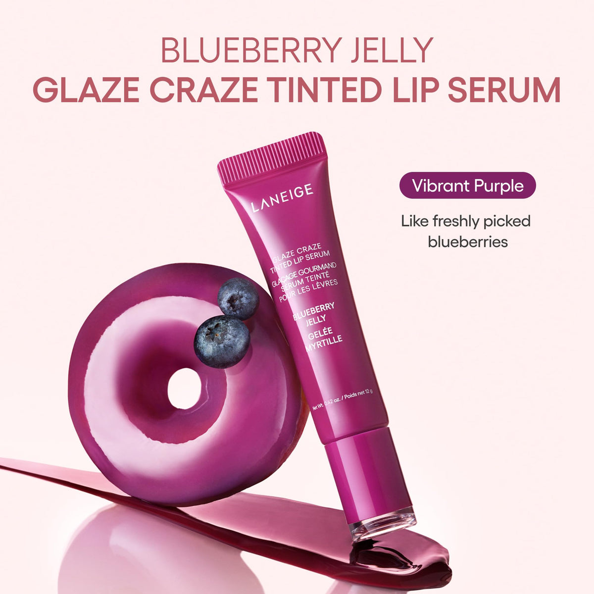 White Smoke LANEIGE Blurred Skin & Glowy Lips Set