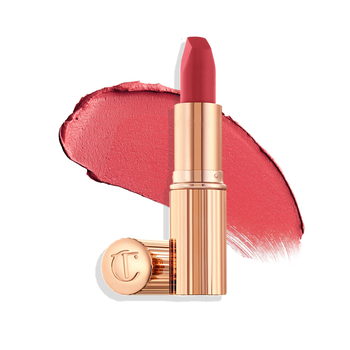 White Smoke Charlotte Tilbury Matte Revolution Lipstick - Long Lasting, Hydrating