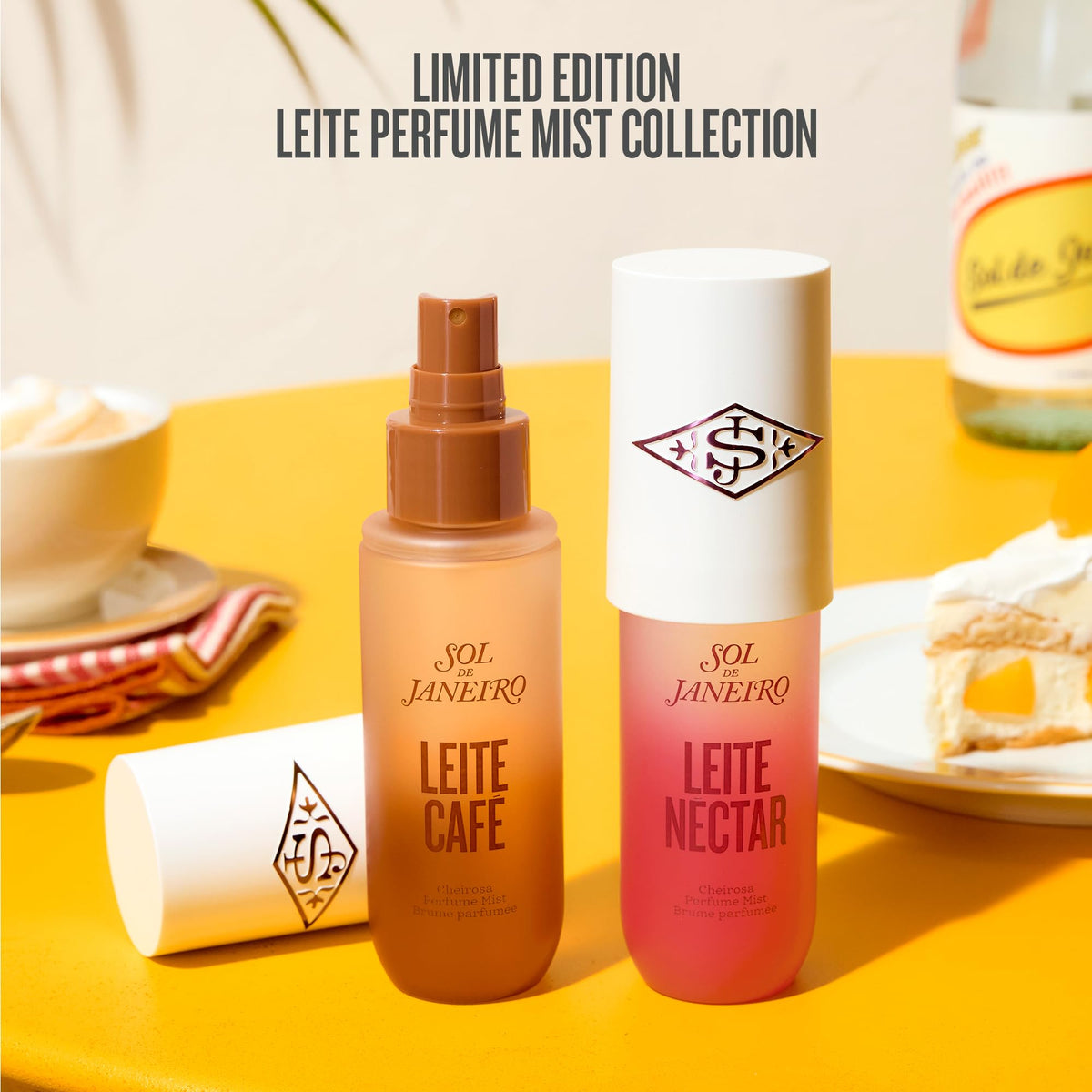 Antique White Sol de Janeiro Leite Cafe Fragrance | Milky Gourmand Body Mist