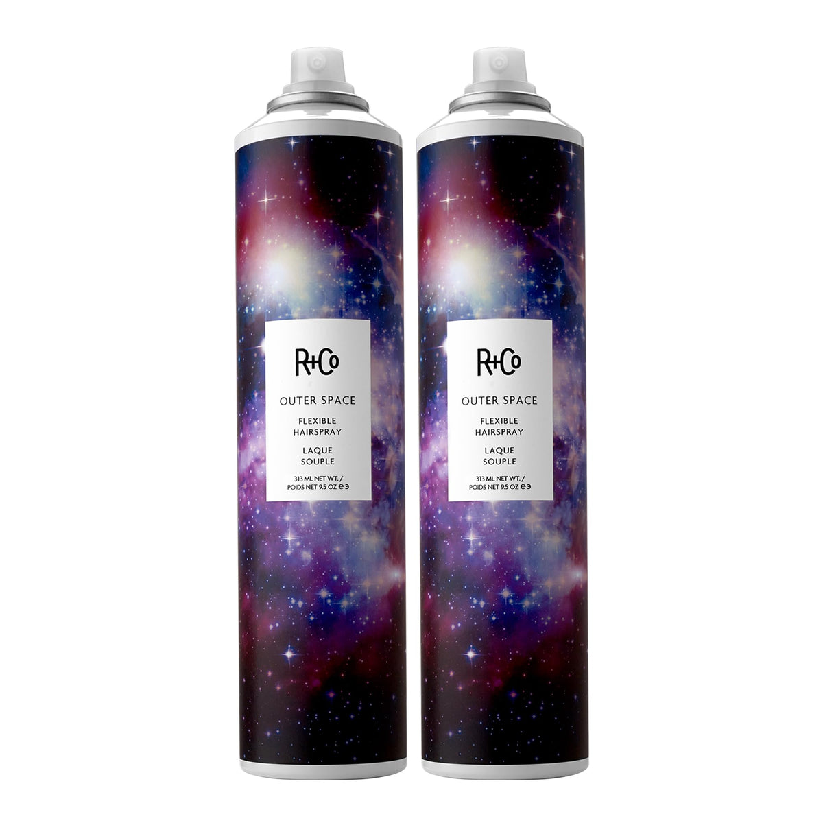White Smoke R+Co OUTER SPACE Flexible Hairspray