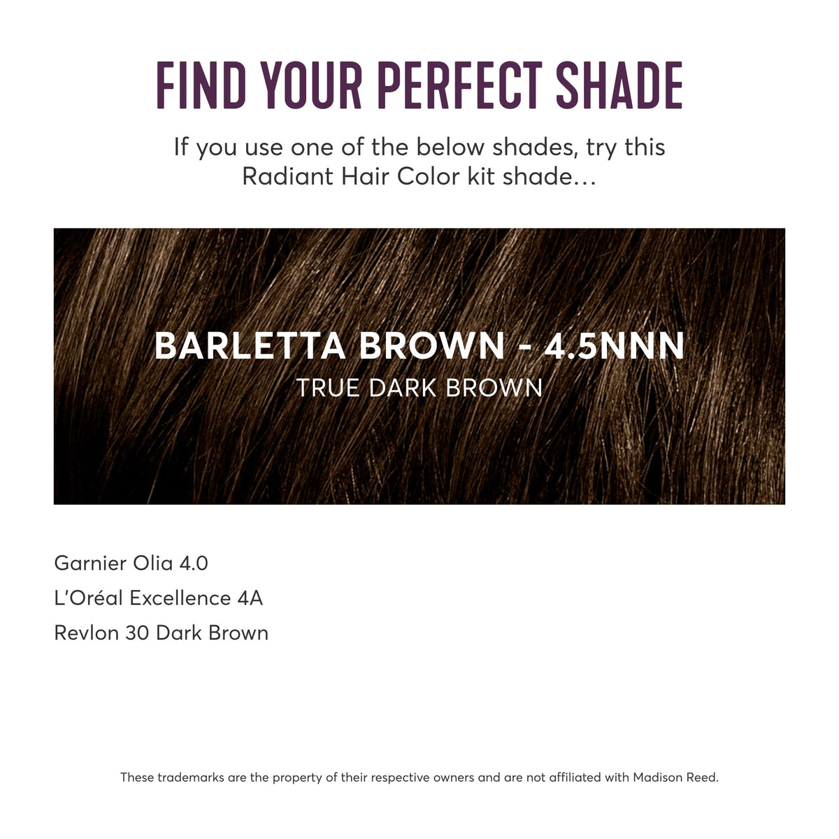 White Smoke Madison Reed Radiant Hair Color Kit, 4.5NNN Darkest Brown, 1 Pack