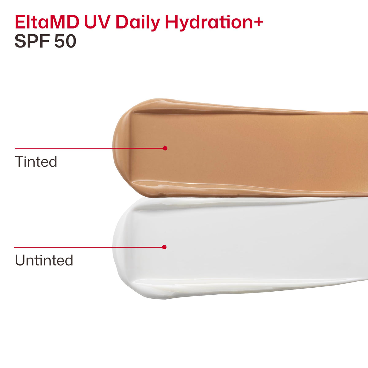 White Smoke EltaMD UV Daily Hydration+ Tinted Face Sunscreen, SPF 50, 1.7oz