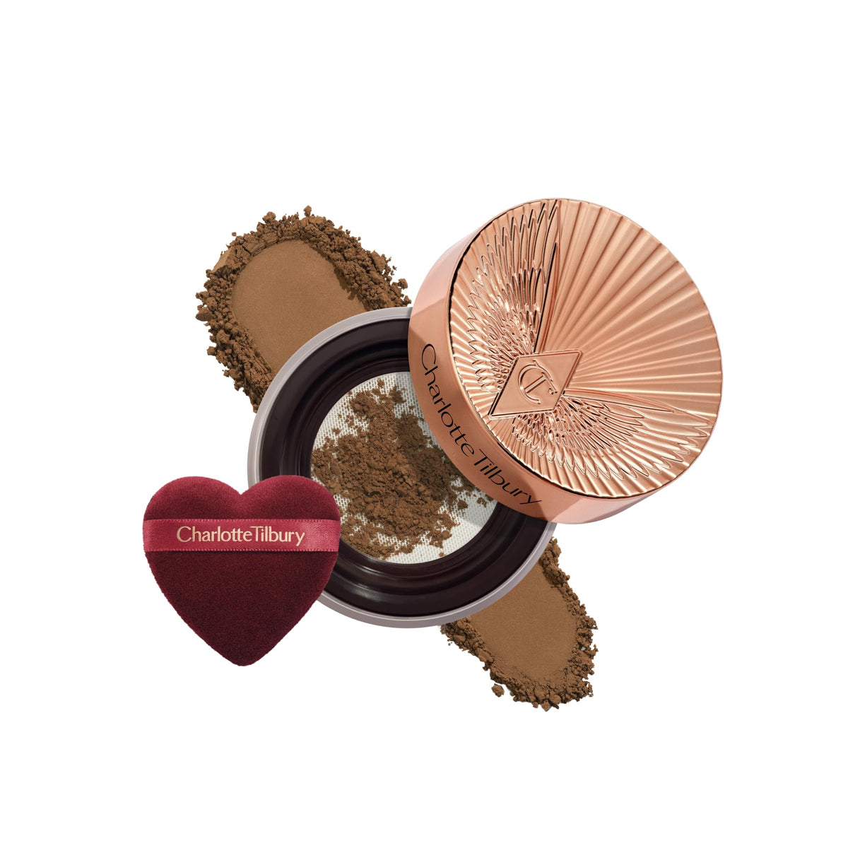 White Smoke Charlotte Tilbury Airbrush Flawless Blur Loose Powder - Longwear, Smoothing