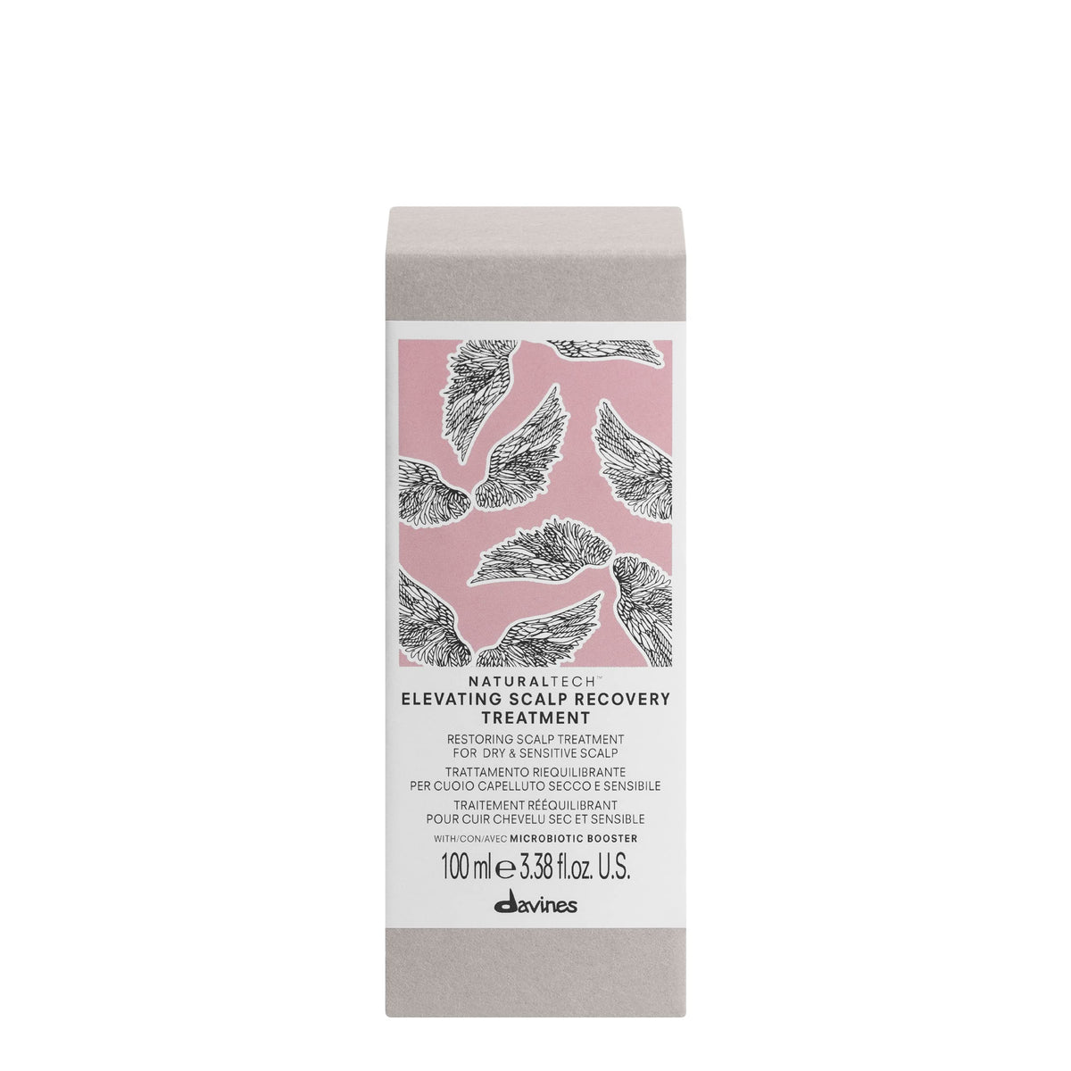 Dark Gray Naturaltech Elevating Scalp Recovery Leave-on Treatment, immediate soothing