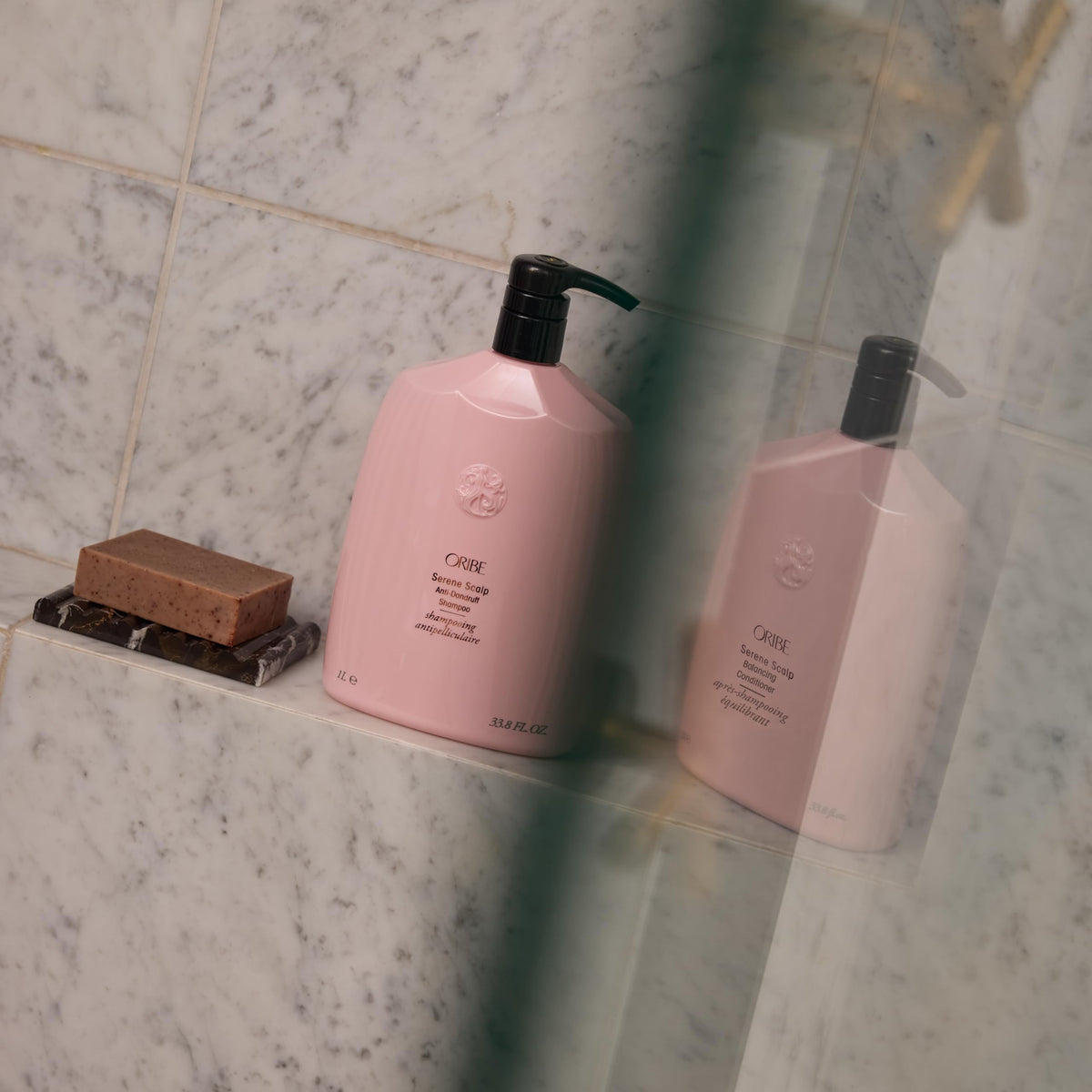 Rosy Brown Oribe Serene Scalp Anti-Dandruff Shampoo - Helps Dry, Itchy Scalp - 33.8oz