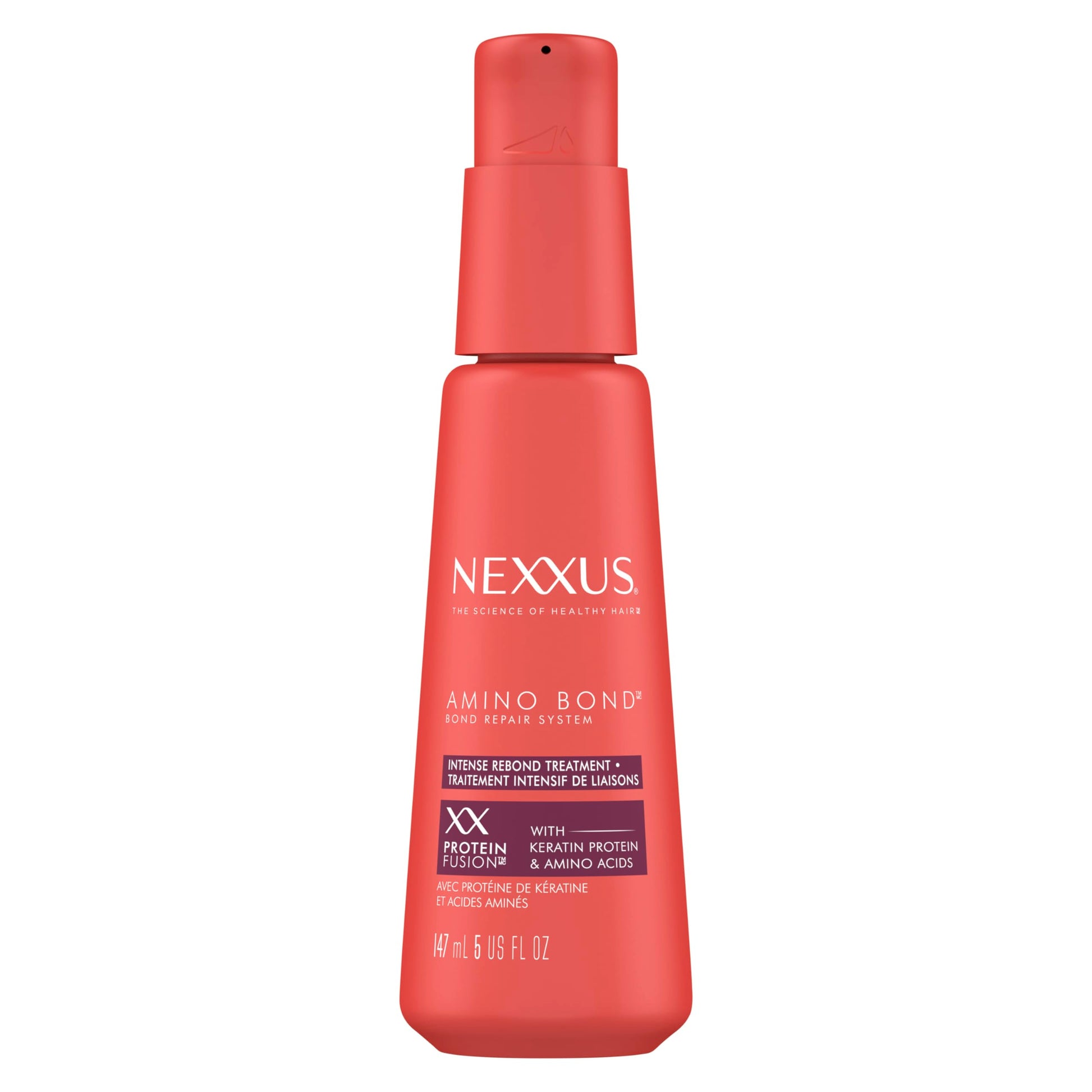 White Smoke Nexxus Intense Bonding Treatment Amino Bond for Stronger, More Damage-Resistant Hair, with Amino Acids & Keratin Protein, 5 oz