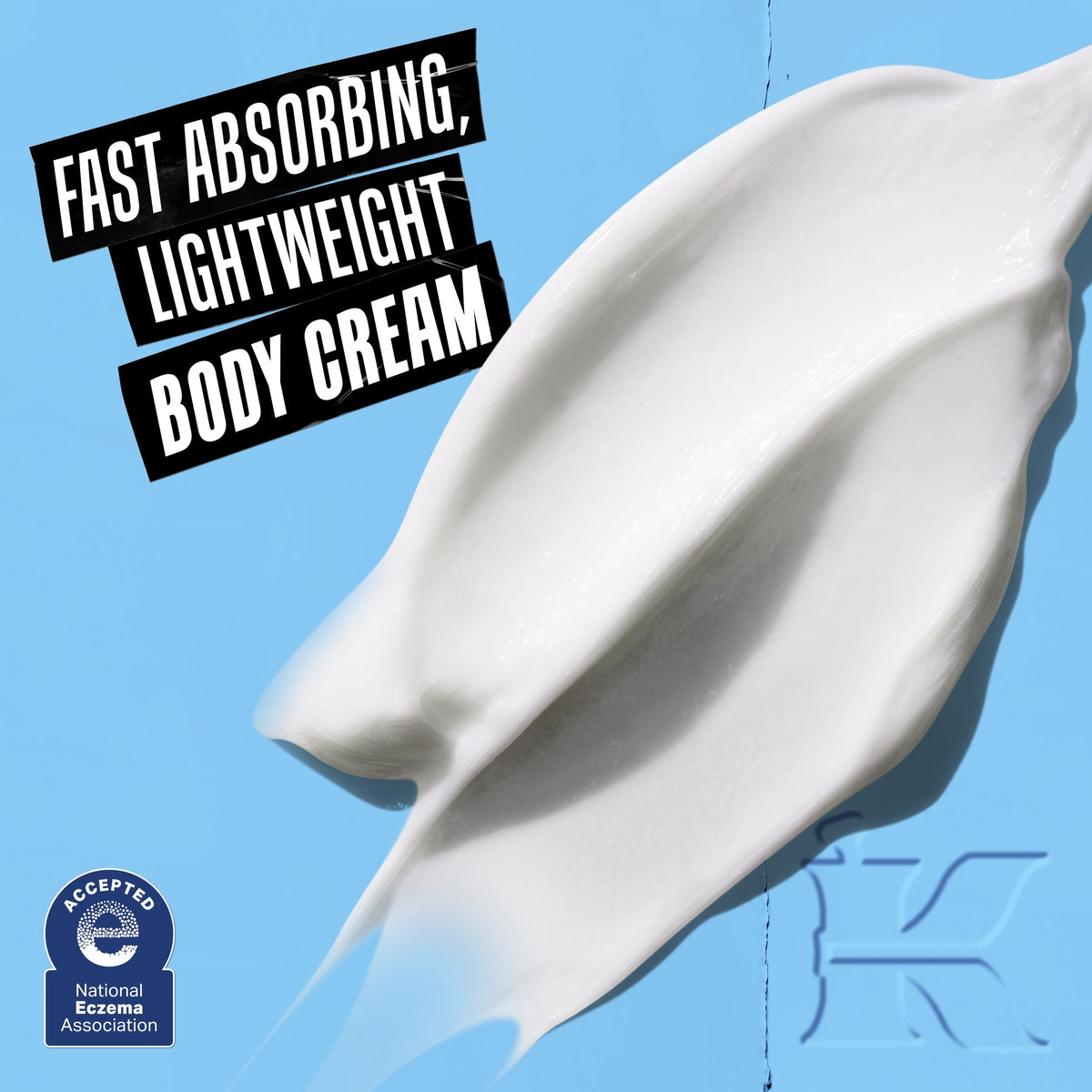 Light Sky Blue Kiehl's - Ultra Body Mega Moisture Squalane Lightweight Cream - 8.4 fl oz