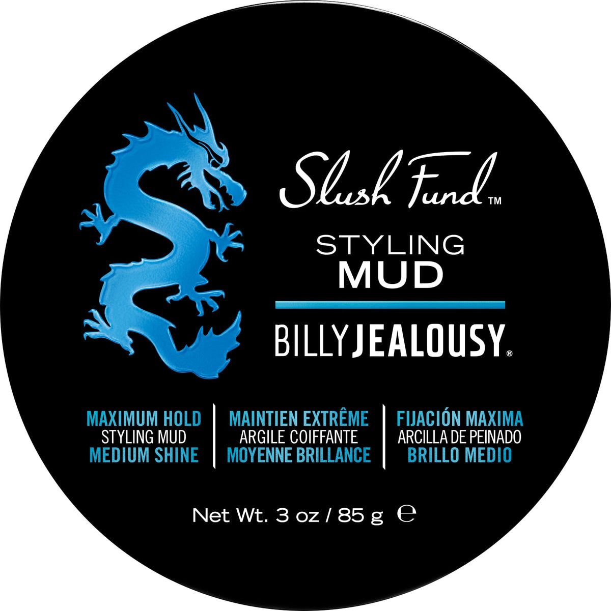 Black Billy Jealousy Slush Fund Styling Mud, 3 oz