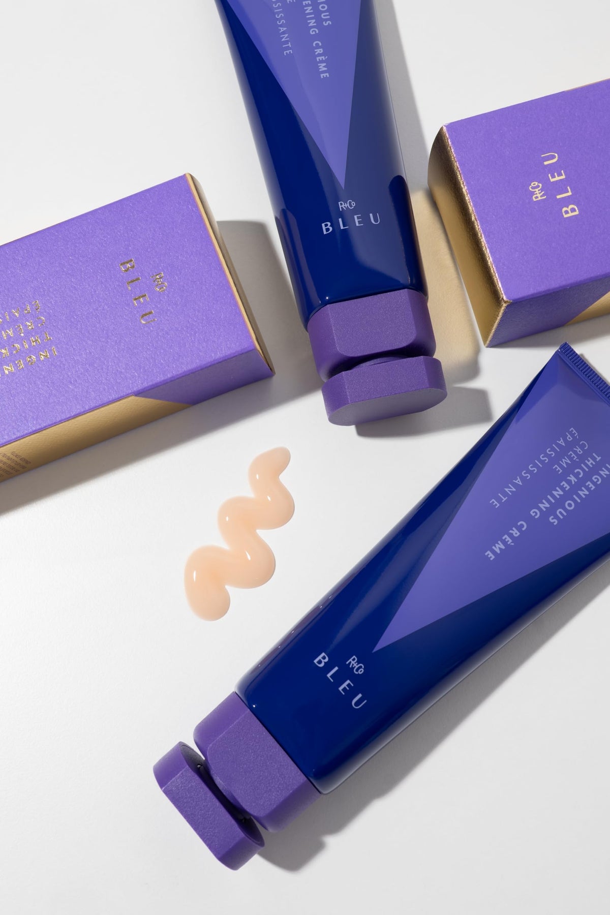 Lavender R+Co BLEU INGENIOUS Thickening Crème, 4.2 fl oz/124 mL