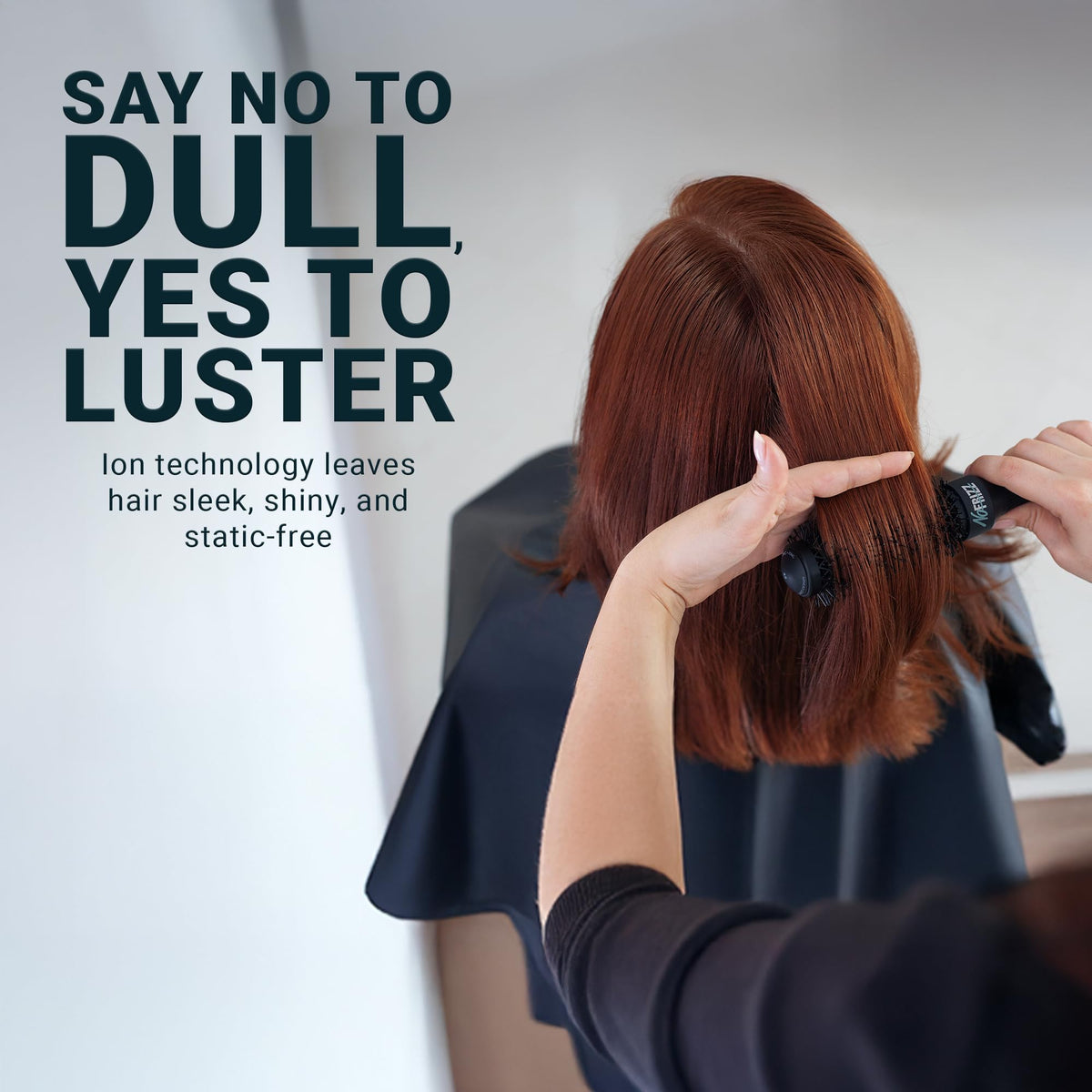 Lavender StyleCraft NoFRIZZ Round Brush with Patented Vent Design 50% More Airflow