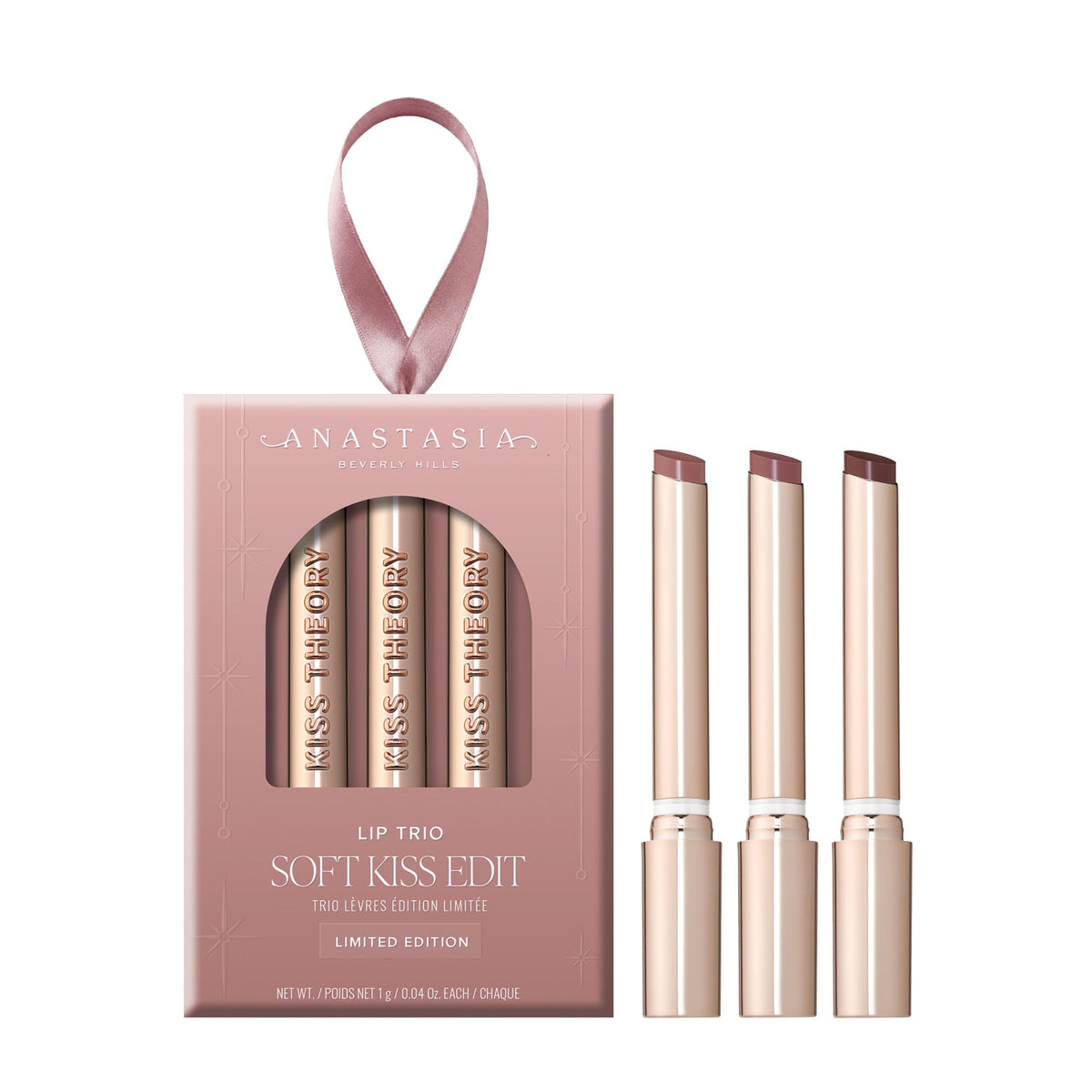 White Smoke Anastasia Beverly Hills - Soft Kiss Edit - Limited Edition Lip Trio