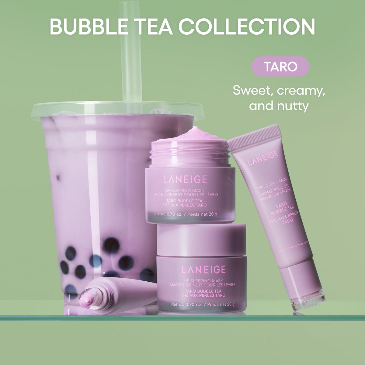 Dark Gray LANEIGE Lip Sleeping Mask, Hot Cocoa: Nourishing Overnight Lip Treatment with Vitamin C, Shea & Murumuru Butter for Hydrating Dry, Flaky Lips