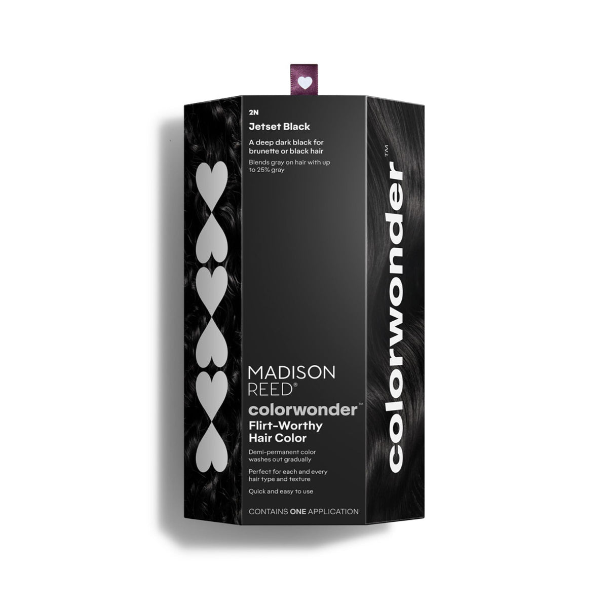 Dark Slate Gray Madison Reed ColorWonder Demi-Permanent Hair Color Kit – 2N Dark Black