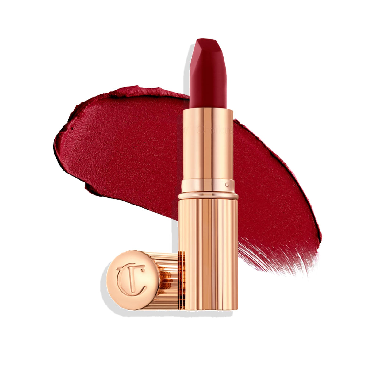 White Smoke Charlotte Tilbury Matte Revolution Lipstick - Long Lasting, Hydrating