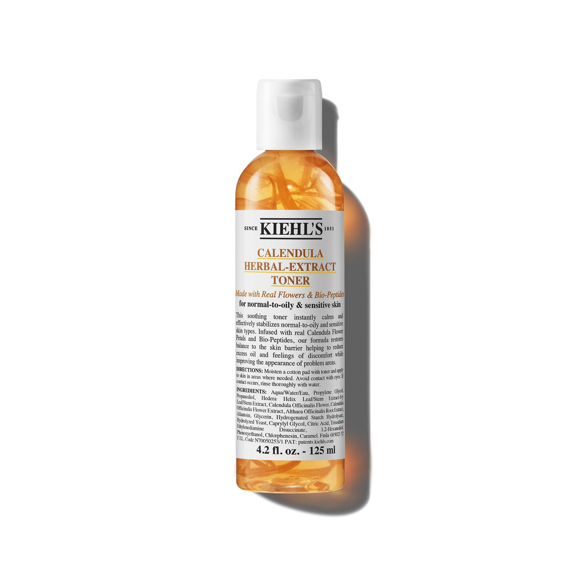 White Smoke Kiehl's - Calendula Herbal Extract Toner - 4.2 fl oz