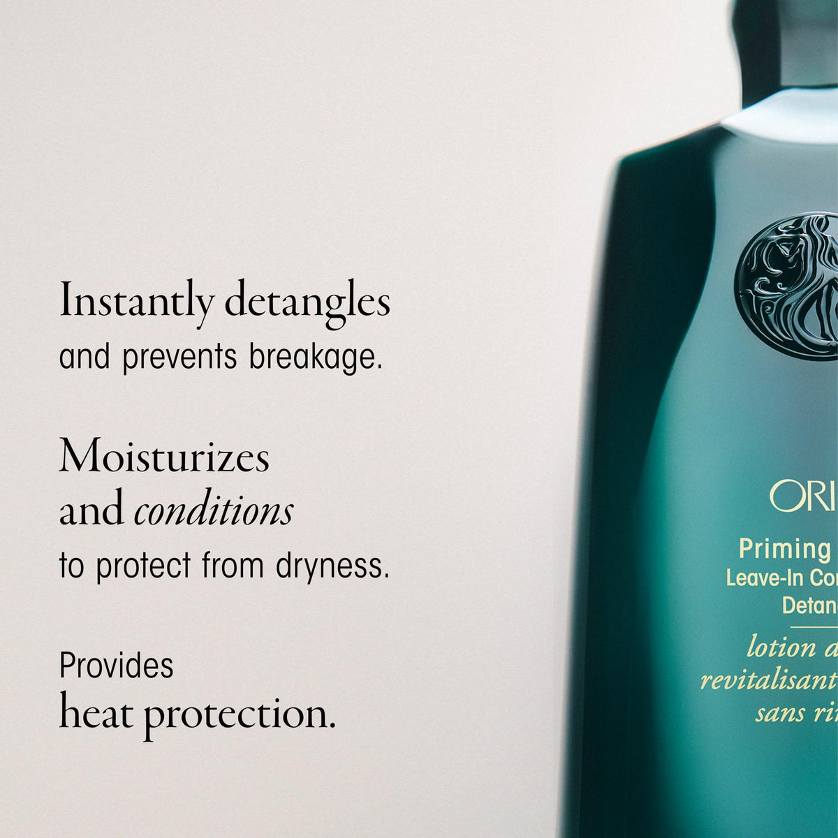 Light Gray Oribe Priming Lotion Leave-In Detangler - Detangles & Smooths Curls - 8.5oz