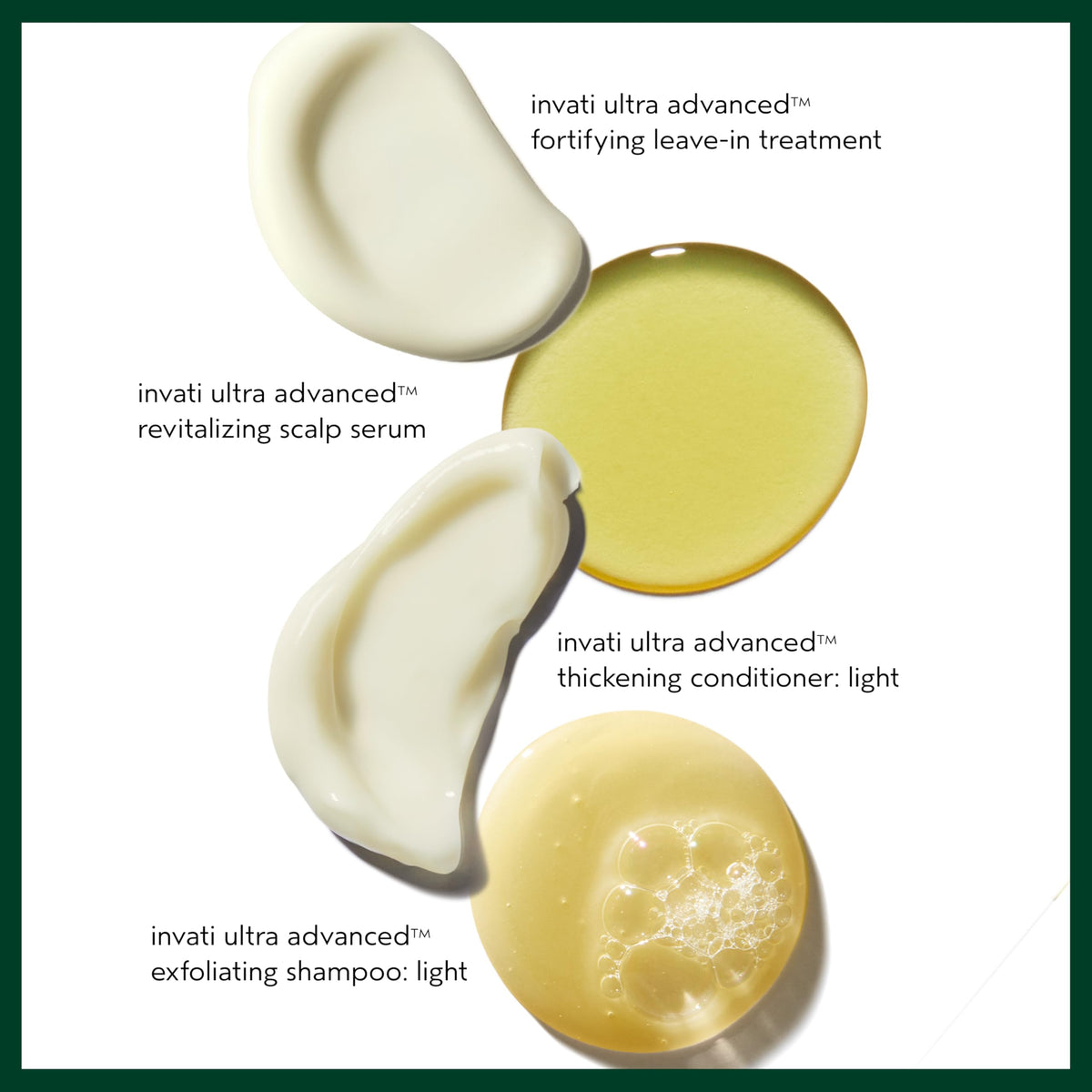 White Smoke Aveda Invati Ultra Advanced Light 4-Step System | Exfoliating Shampoo, Thickening Conditioner, Revitalizing Scalp Serum, Fortifying Leave-In Treatment | Reduces Hair Loss by 77%*