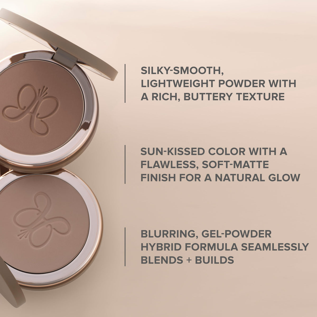 Gray Anastasia Beverly Hills - Smooth Blur Bronzer Velvet Matte Sunkissed Glow