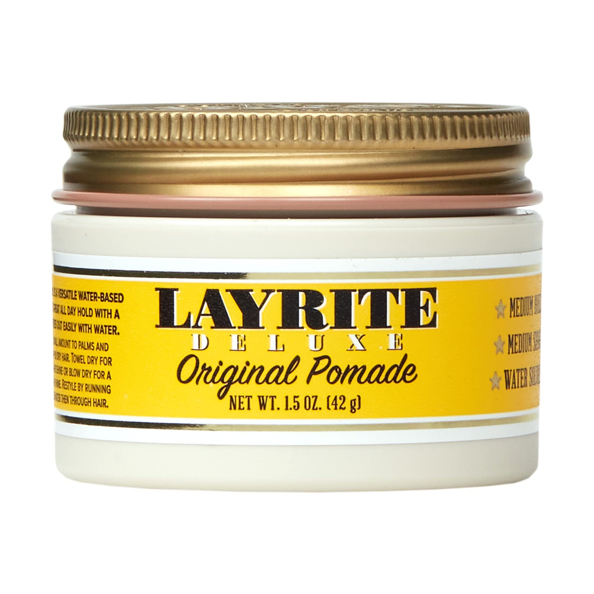 Antique White Layrite Original Pomade, Yellow, 1.5 Oz