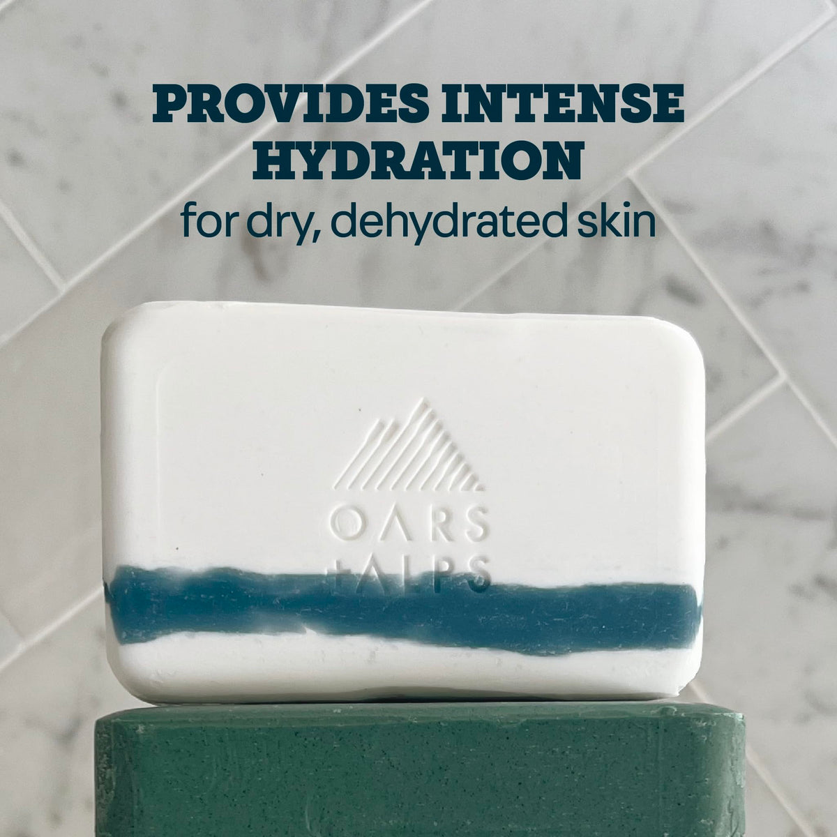 Gray Oars + Alps Exfoliating & Moisturizing Mens Bar Soap, Shea Butter, 1pk