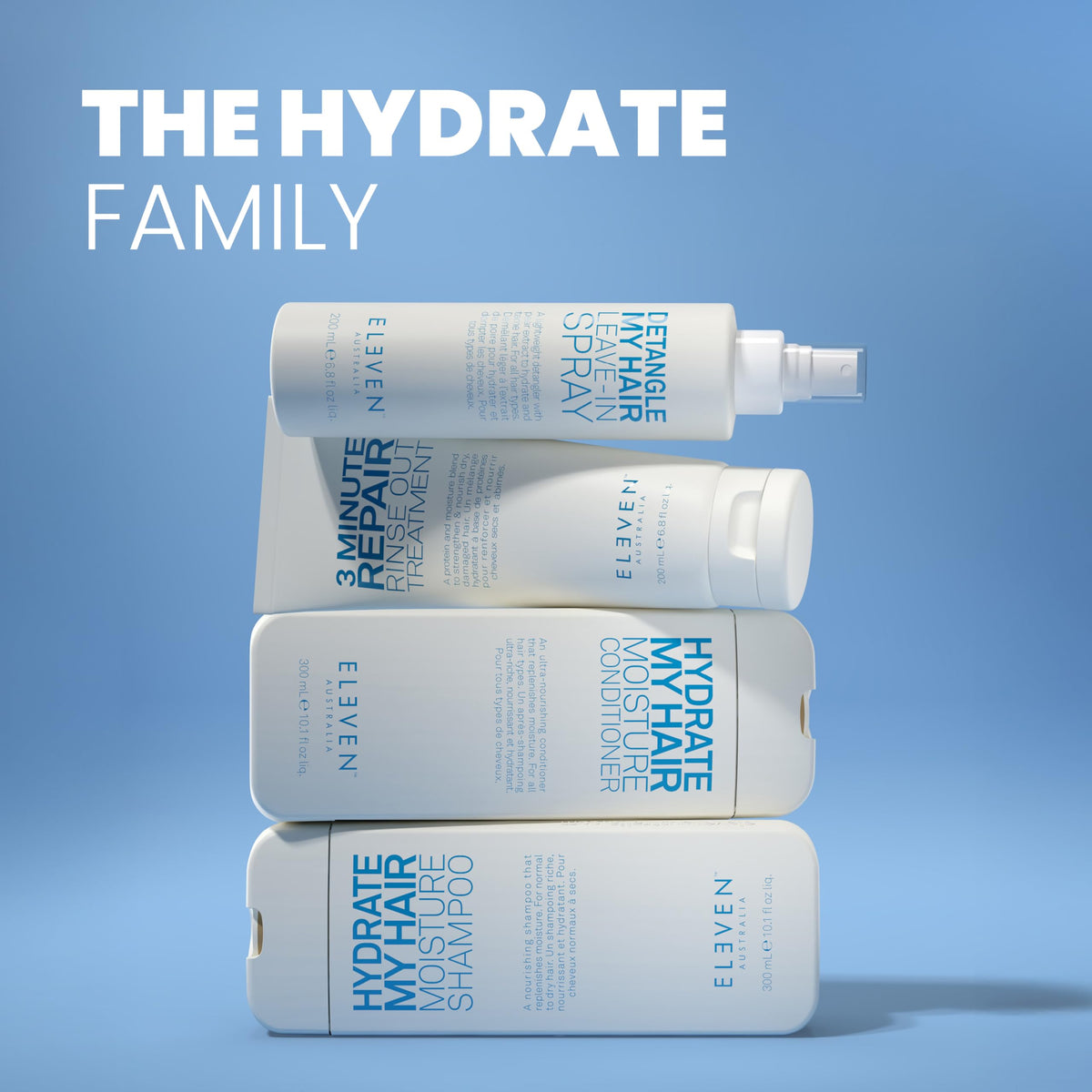 Cornflower Blue ELEVEN AUSTRALIA Hydrate My Hair Moisturizing Conditioner