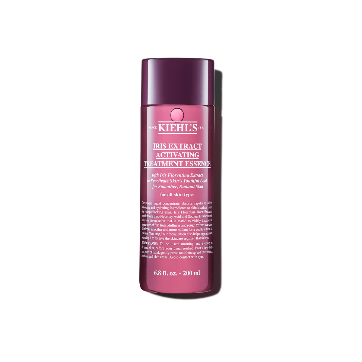 Pale Violet Red Kiehl's - Iris Extract Treatment Essence - Anti-Aging - 6.8 fl oz