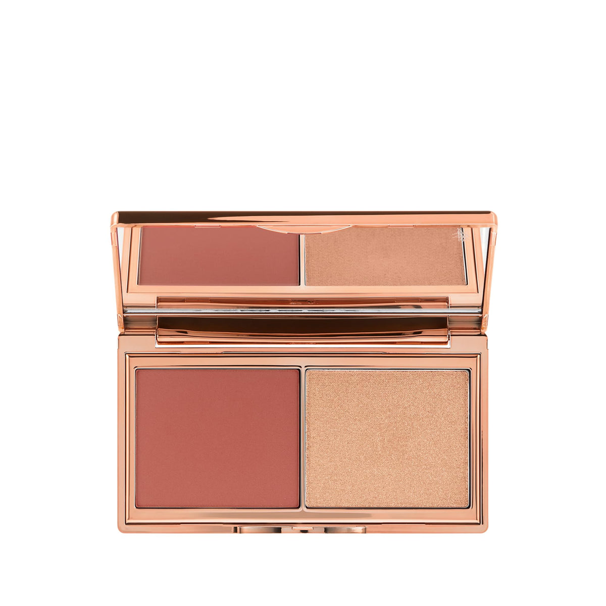 Sienna Charlotte Tilbury Mini Hollywood Blush & Glow Glide Palette - Powder Duo
