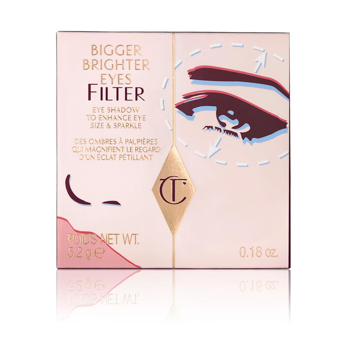 Misty Rose Charlotte Tilbury Bigger, Brighter Eyeshadow Palette