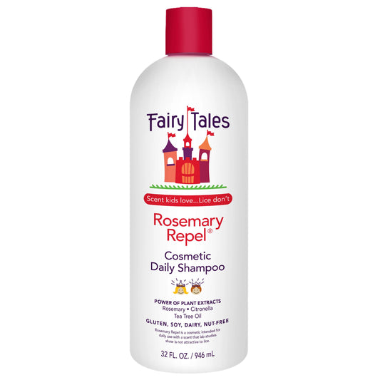 White Smoke Fairy Tales Rosemary Repel Daily Kids Shampoo– Kids Like the Smell, Lice Do Not, 32 fl oz. (Pack of 1)