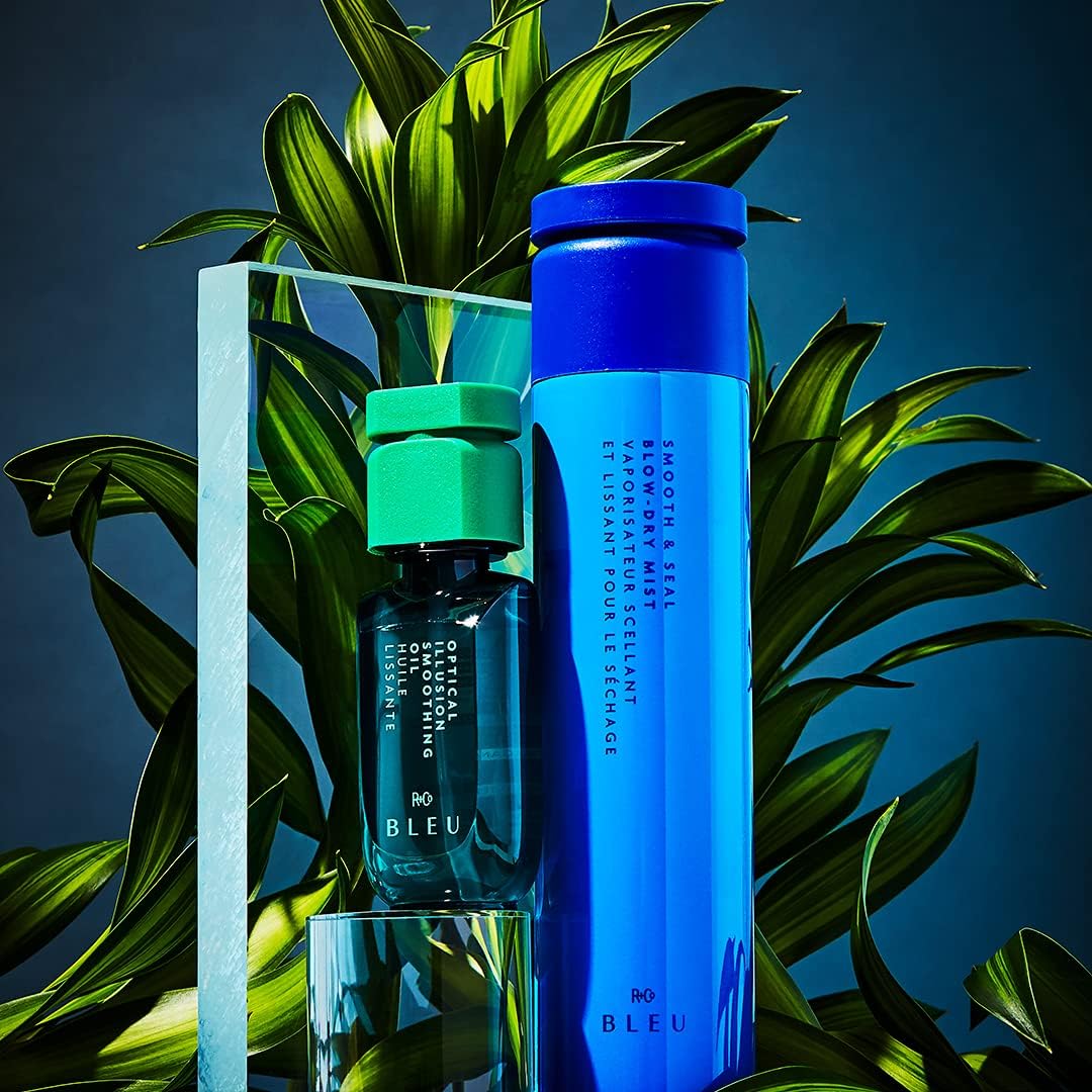 Black R+Co BLEU OPTICAL ILLUSION Smoothing Oil Packette